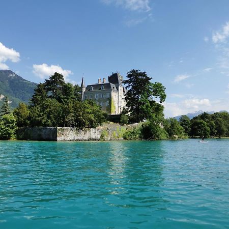 La Baie Des Voiles ,Vue Lac D'Annecy ,Plage Privee Duingt Kültér fotó