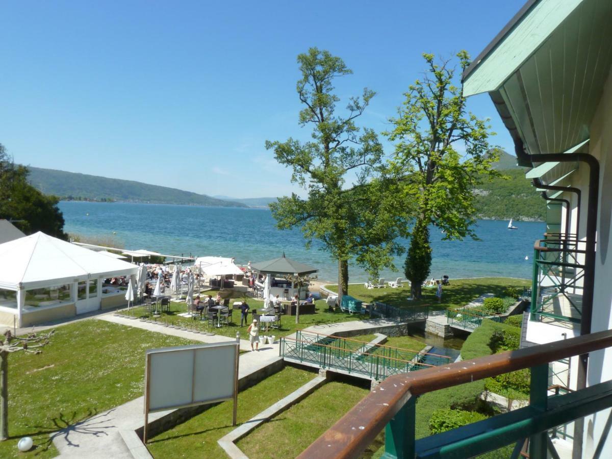 La Baie Des Voiles ,Vue Lac D'Annecy ,Plage Privee Duingt Kültér fotó