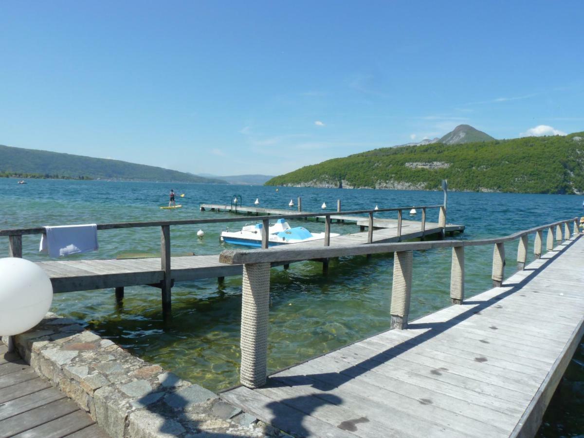 La Baie Des Voiles ,Vue Lac D'Annecy ,Plage Privee Duingt Kültér fotó