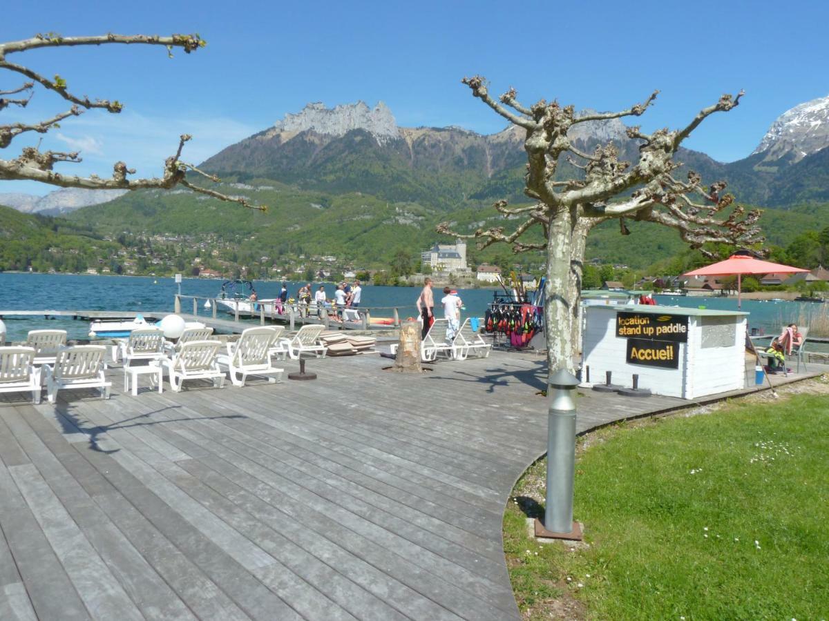 La Baie Des Voiles ,Vue Lac D'Annecy ,Plage Privee Duingt Kültér fotó