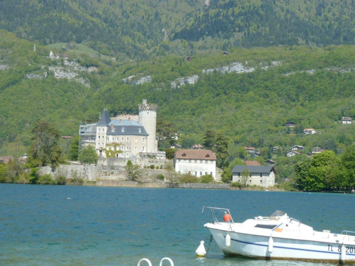 La Baie Des Voiles ,Vue Lac D'Annecy ,Plage Privee Duingt Kültér fotó