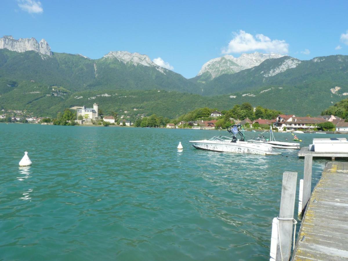 La Baie Des Voiles ,Vue Lac D'Annecy ,Plage Privee Duingt Kültér fotó