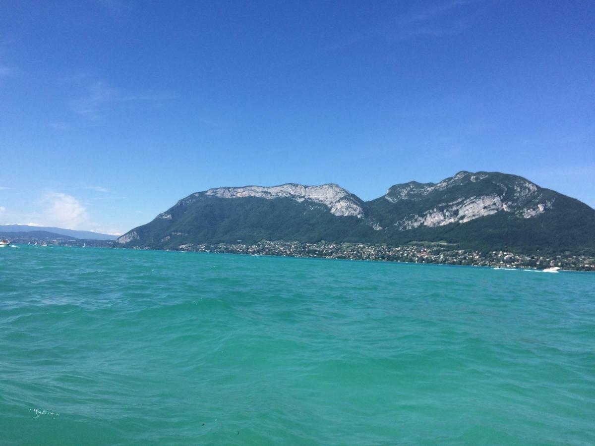 La Baie Des Voiles ,Vue Lac D'Annecy ,Plage Privee Duingt Kültér fotó