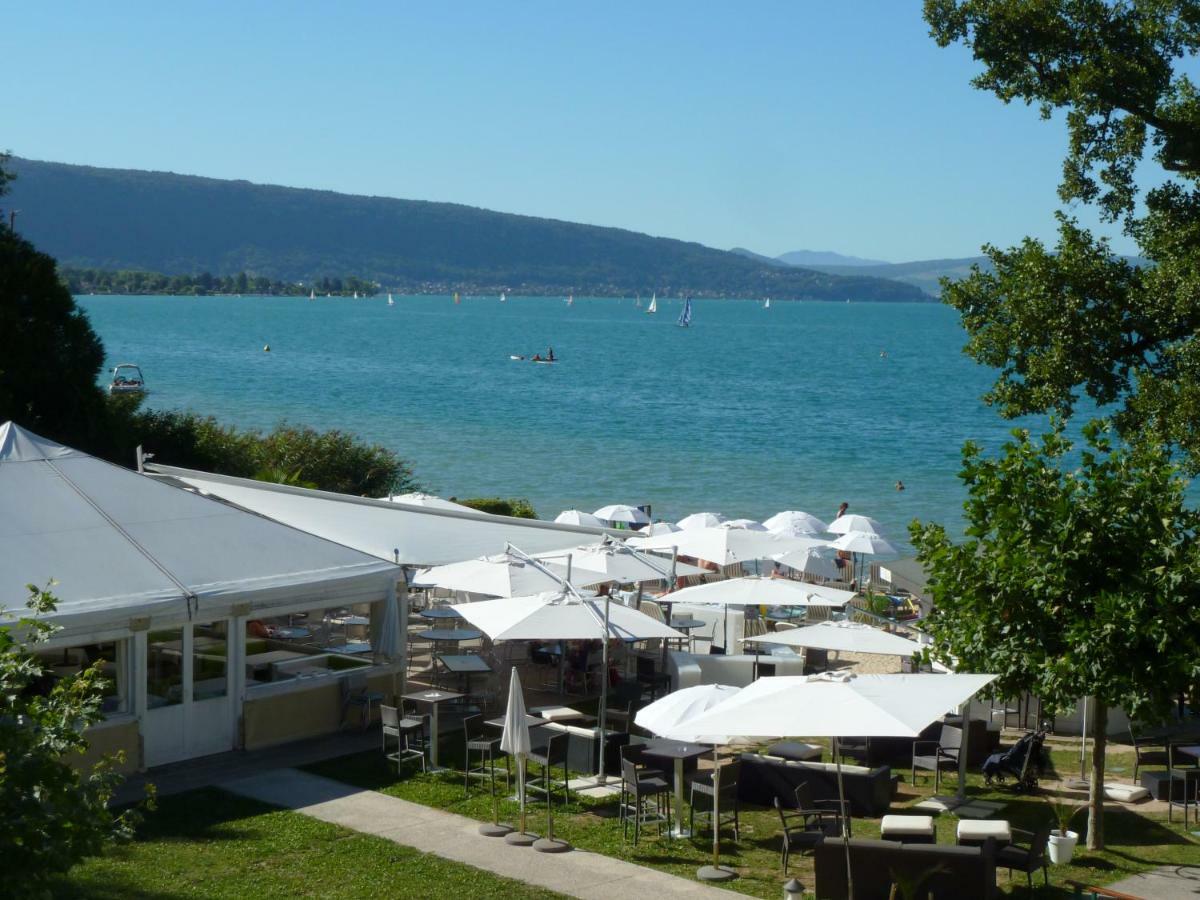 La Baie Des Voiles ,Vue Lac D'Annecy ,Plage Privee Duingt Kültér fotó