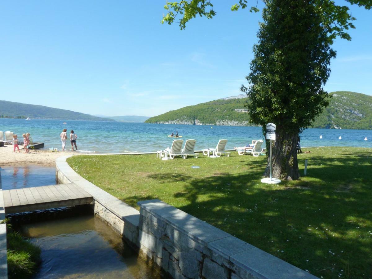La Baie Des Voiles ,Vue Lac D'Annecy ,Plage Privee Duingt Kültér fotó
