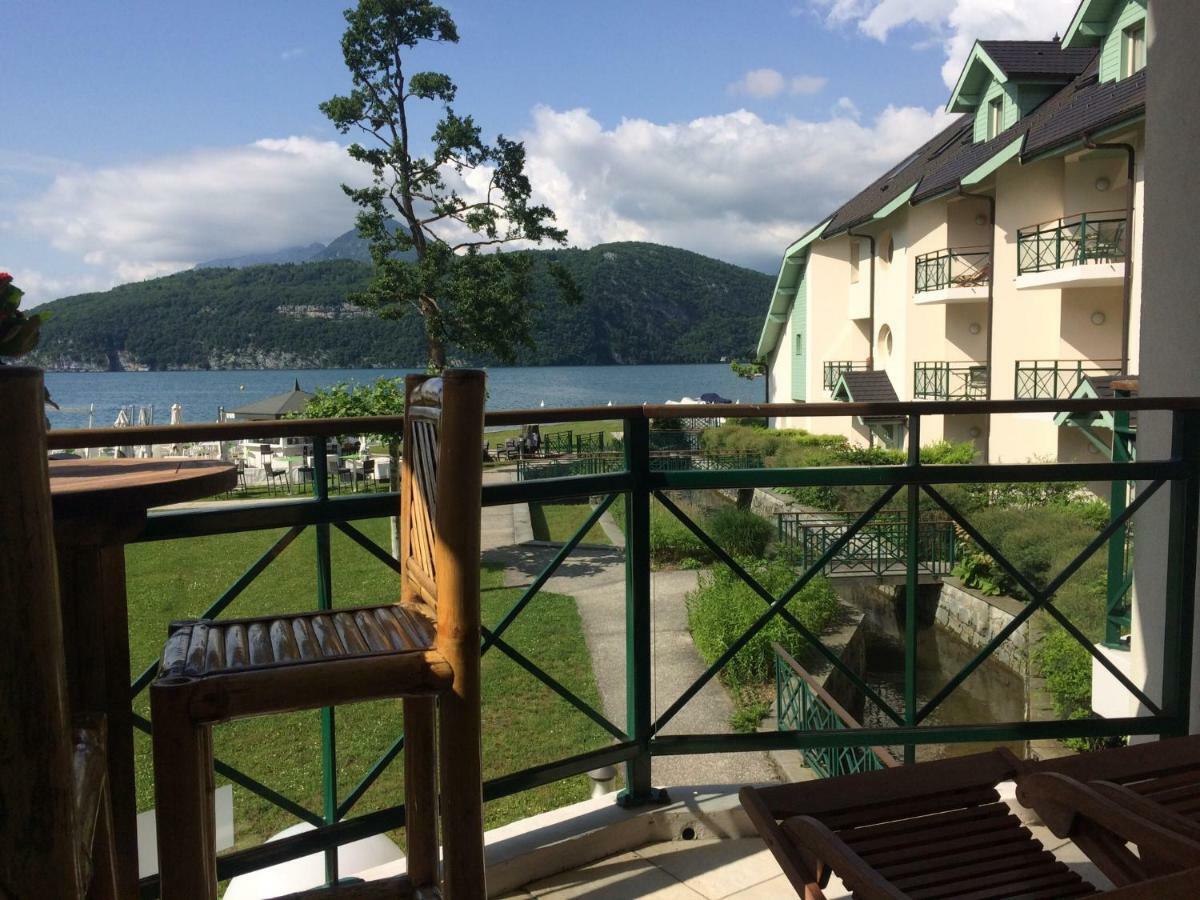 La Baie Des Voiles ,Vue Lac D'Annecy ,Plage Privee Duingt Kültér fotó
