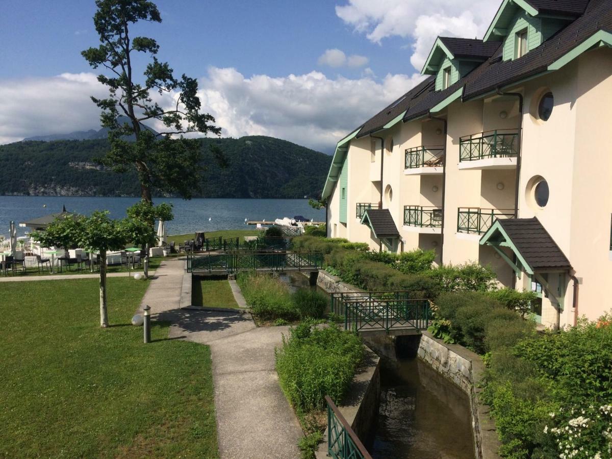 La Baie Des Voiles ,Vue Lac D'Annecy ,Plage Privee Duingt Kültér fotó